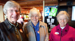 Sisters Elizabeth Mary Fulton, Marcia Wilson and M de Porres Flannigan