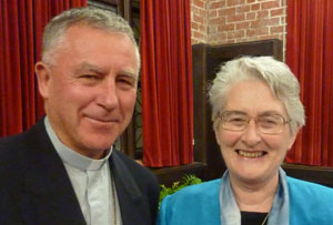 Archbishop John Dew and Congregation Leader Anne Campbell
